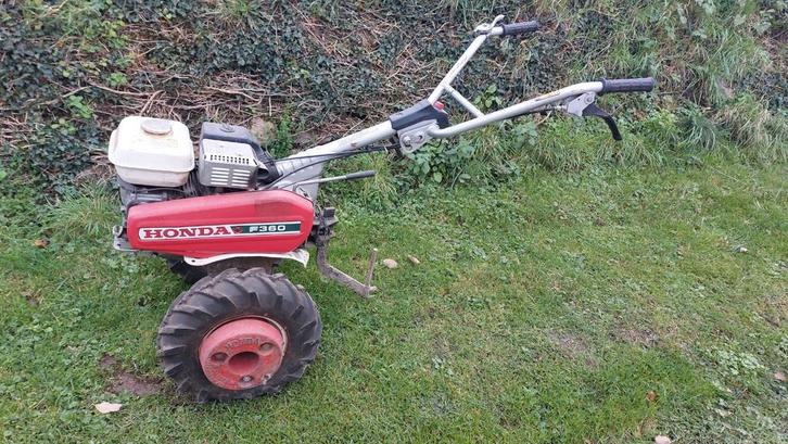 Motoculteur Honda F360 - moteur tourne - a redemarer, Doe-het-zelf en Bouw, Gereedschap | Freesmachines, Gebruikt, Ophalen