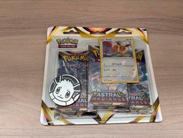 Pokemon Astral Radiance 3-Pack Blister Eevee english beschikbaar voor biedingen