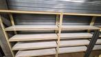 Stalen rekken met legborden vezelplaat +30LM, Enlèvement