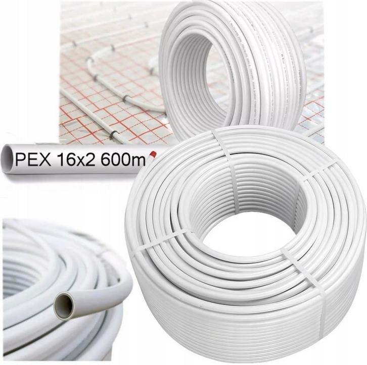 vloerverwarmingsbuis 16x2 600m 5 lagen PEX/AL/PE ALU PEX, Doe-het-zelf en Bouw, Buizen en Afvoer, Nieuw, Overige typen, Aluminium