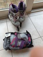 Skeelers 35-38 + bescherming, Ophalen, Kinderen, Verstelbaar, Gebruikt