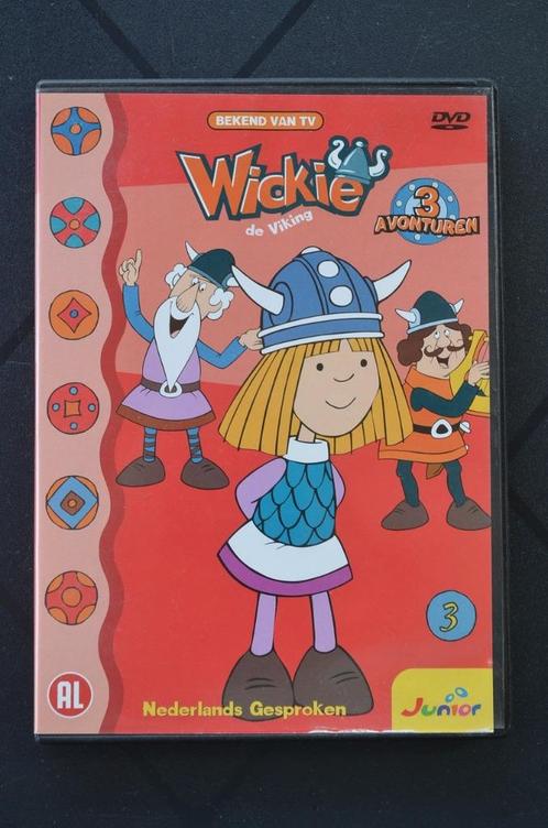 Wickie de viking 3 avonturen (deel 3), Cd's en Dvd's, Dvd's | Kinderen en Jeugd, Gebruikt, Tv fictie, Avontuur, Alle leeftijden