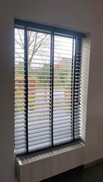 Zwarte houten jaloezie 165x105, Ophalen, 100 tot 150 cm, Zwart, Zo goed als nieuw