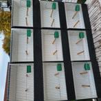 Tentoonstellingskooien 15 cm en 18 cm diep, Ophalen, Zo goed als nieuw