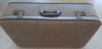 Retro/Vintage reiskoffer – stoffen voering – jaren ’60, Handtassen en Accessoires, Koffers, Ophalen, Gebruikt