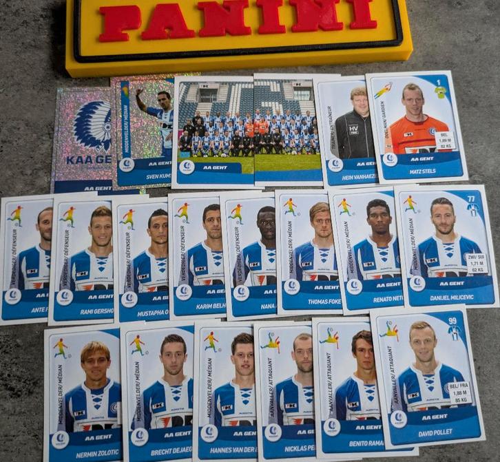 Panini FOOTBALL 2015 20 STICKERS AA GENT  VOETBAL, Hobby en Vrije tijd, Stickers en Plaatjes, Nieuw, Ophalen of Verzenden