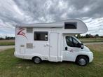 Compacte mobilhome Fiat Ducato 51.000km 4 personen, Diesel, Particulier, 5 tot 6 meter, Half-integraal