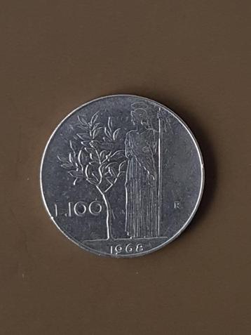 Italië munt van 100 lira 