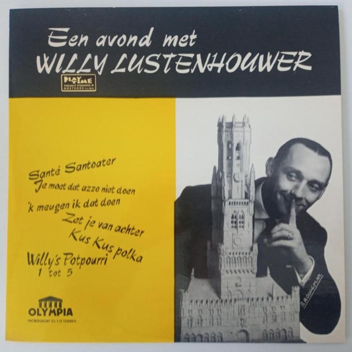 Willy Lustenhouwer - Een Avond Met   - LP - 1958 -, Cd's en Dvd's, Vinyl | Nederlandstalig, Ophalen of Verzenden