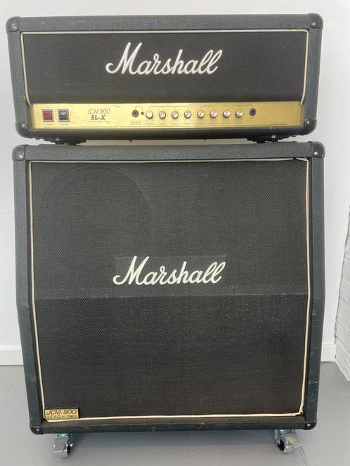 Marshall JCM 900 SLX en cabi 1960A, Muziek en Instrumenten, Versterkers | Bas en Gitaar, Gebruikt, Gitaar, 50 tot 100 watt, Ophalen