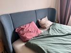 Bed ikea grijsblauw 180x200, Ophalen, Gebruikt