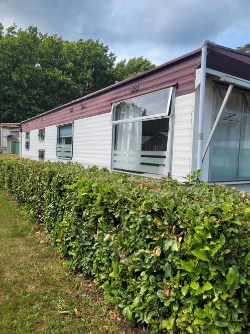 Mooie stacaravan met voortent, Caravans en Kamperen, Stacaravans, Ophalen