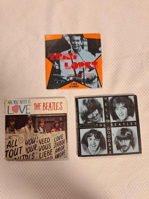 Rare first single cd's uit 89 the beatles - trini lopez, Cd's en Dvd's, Cd's | Pop, Gebruikt, 1960 tot 1980, Ophalen