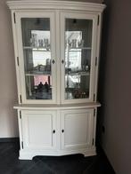 Eiken vitrinekast, Huis en Inrichting, Kasten | Buffetkasten, Ophalen, Gebruikt