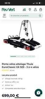 Porte vélos Thule 3 vélos, Auto diversen, Fietsendragers, Ophalen, 3 fietsen of meer, Gebruikt, Fietsendrager-accessoire
