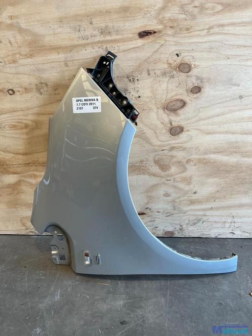 OPEL MERIVA B zilver Z157 Rechts scherm voorscherm 2010-2017, Auto-onderdelen, Carrosserie, Opel, Gebruikt