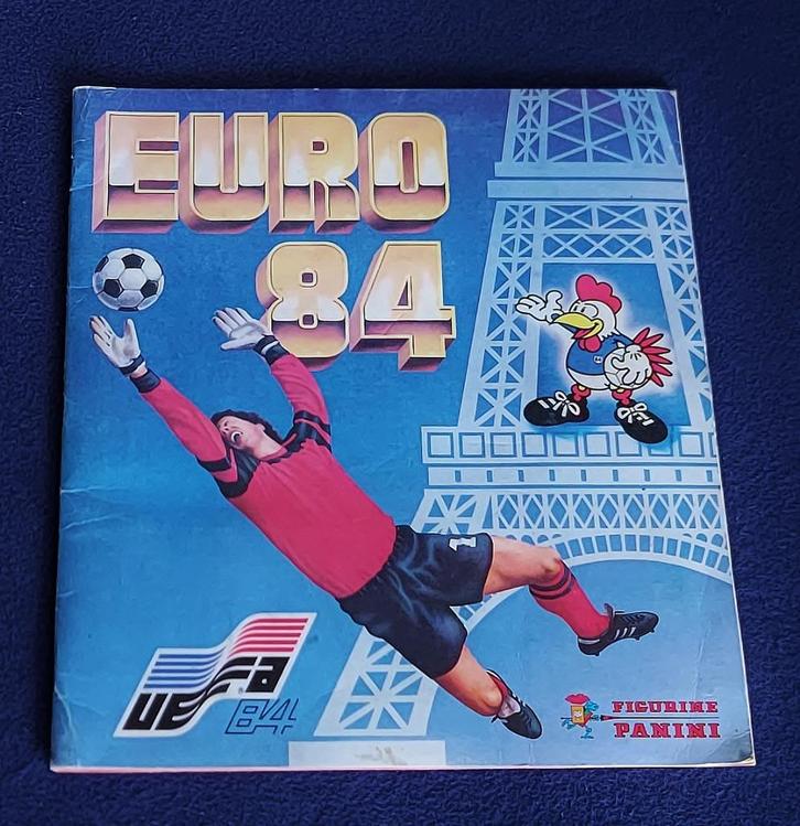 Panini sticker album voetbal 'EK Euro 1984 '  -volledig-, Verzamelen, Sportartikelen en Voetbal, Zo goed als nieuw, Poster, Plaatje of Sticker