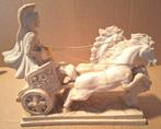 Romeins strijdwagen met 2 paarden, Antiek en Kunst, Ophalen