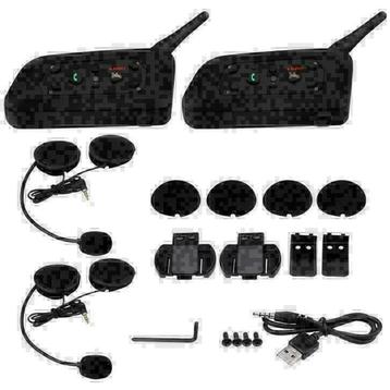 2 stuks Motorheadset intercom bluetooth helm draadloos com, Enlèvement, Neuf