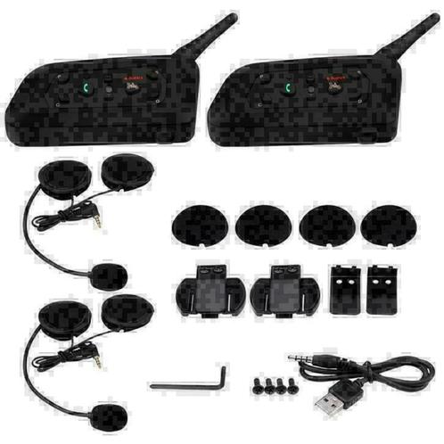 2 stuks Motorheadset intercom bluetooth helm draadloos com, Motoren, Accessoires | Overige, Nieuw, Ophalen