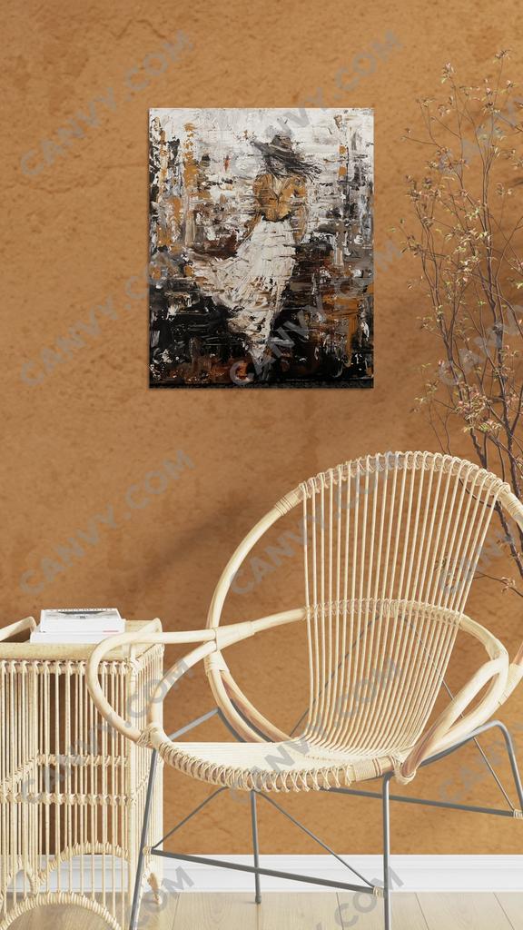 Sensueel abstract schilderij Mk Art, Antiek en Kunst, Kunst | Schilderijen | Abstract, Ophalen of Verzenden