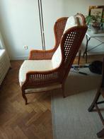 Rieten stoel, Maison & Meubles, Chaises, Enlèvement, Utilisé, Blanc, Antiek