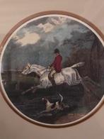 Mooie landelijke kaders met print van ruiters op paard, Enlèvement ou Envoi, Imprimé