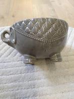 Fruitschaal in vorm van olifant, Huis en Inrichting, Ophalen, Porselein of Keramiek, Schaal, Rond