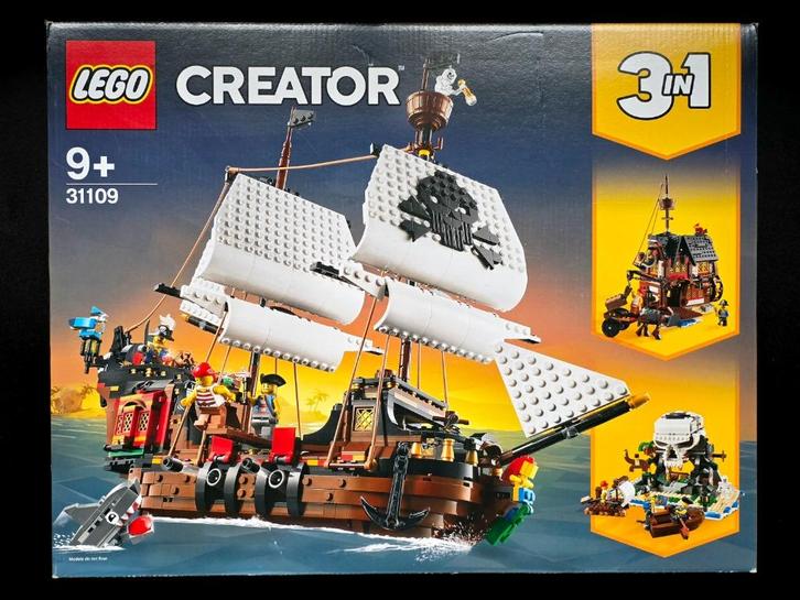 LEGO Creator 3en1 Le bateau pirate 31109, Kinderen en Baby's, Speelgoed | Duplo en Lego, Zo goed als nieuw, Lego, Complete set