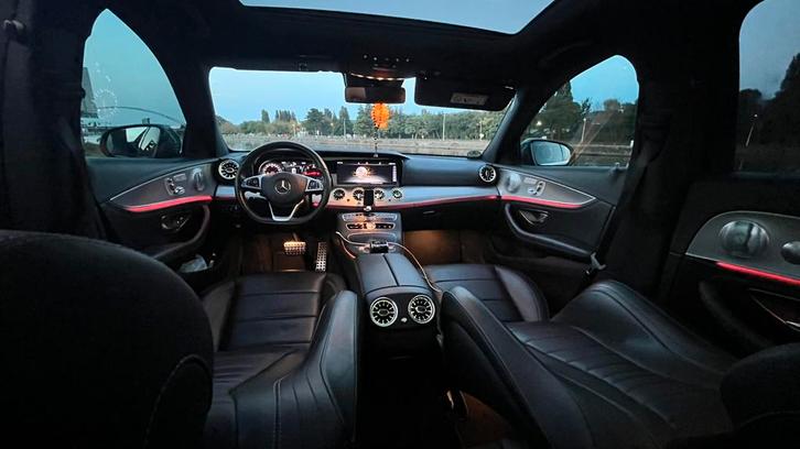 Mercedes-Benz E200 360cam/panorama/burmest/d9g-tronicamgline, Auto's, Mercedes-Benz, Particulier, E-Klasse, 360° camera, ABS, Achteruitrijcamera