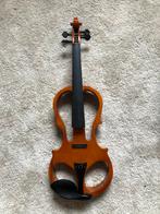 Elektrische viool met case, Muziek en Instrumenten, 4/4-viool, Elektrisch, Zo goed als nieuw, Viool
