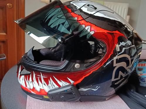 HJC RPHA 11 Venom 2 medium + Cardo Intercom, Motoren, Kleding | Motorhelmen, Dames, Heren, Integraalhelm, M, HJC, Tweedehands