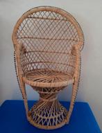 Rieten stoel voor pop teddy bear, Verzamelen, Ophalen, Gebruikt, Accessoires