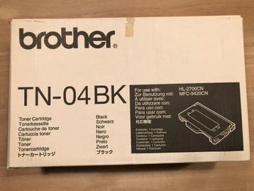Originele Brother Toner Cartridge Zwart: TN-04BK beschikbaar voor biedingen