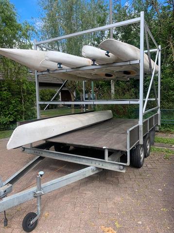 Remorque met kajaks, Double essieu (essieu tandem), Moins de 6 mètres, Enlèvement, Utilisé