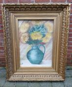 Goudkleurige lijst met glas, Ophalen