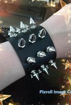 BD7 verstelbare kinky armband 4,95 per stuk................., Bijoux, Sacs & Beauté, Bracelets, Noir, Cuir, Enlèvement ou Envoi