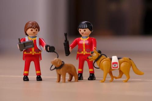 Playmobil 4227 Reddingsteam Met Honden, Kinderen en Baby's, Speelgoed | Playmobil, Zo goed als nieuw, Complete set, Ophalen of Verzenden