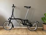 Brompton H6RN Black 6-versnellingen bagagedrager dynamo, Fietsen en Brommers, Ophalen, Brompton, 14 tot 16 inch, Versnellingen