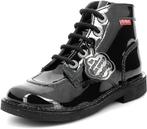 Kickers Mixte Enfant Col Bottine (Noir vernis 37 EU), Kinderen en Baby's, Kinderkleding | Schoenen en Sokken, Ophalen, Schoenen