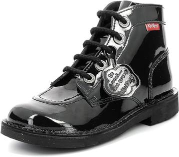 Kickers Mixte Enfant Col Bottine (Noir vernis 37 EU) beschikbaar voor biedingen