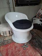 Opbergzetel met kussen,  vintage ikea, popptorp, Huis en Inrichting, Stoelen, Ophalen