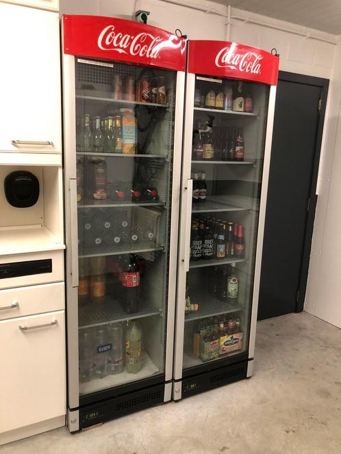 Coca Cola originele vitrine ijskasten, Elektronische apparatuur, Koelkasten en IJskasten, Gebruikt, Ophalen