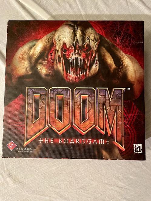 Doom: The Boardgame (2004), Hobby en Vrije tijd, Gezelschapsspellen | Bordspellen, Gebruikt, Een of twee spelers, Drie of vier spelers