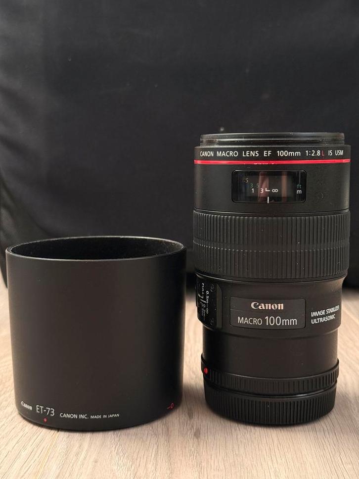 Canon EF 100mm f/2.8 Macro, Audio, Tv en Foto, Foto | Lenzen en Objectieven, Zo goed als nieuw, Ophalen