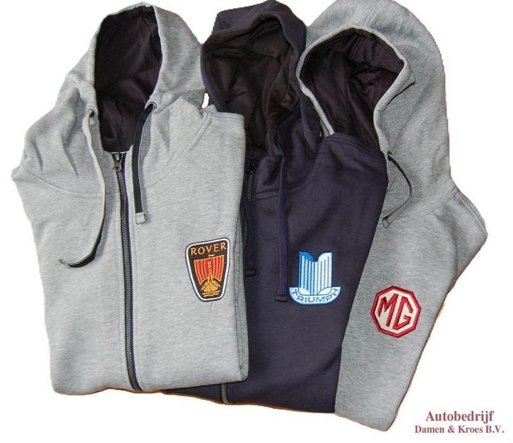 Hoodies met rits met logo Rover - Triumph - MG, Kleding | Heren, Truien en Vesten, Nieuw, Ophalen of Verzenden