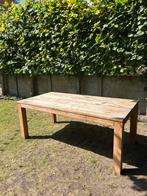 Eiken tafel, Tuin en Terras, Ophalen, Gebruikt, Rechthoekig, Hout