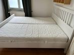 Bed + matras + lattenbodem, Huis en Inrichting, Ophalen, Gebruikt, Tweepersoons, Skandinavisch
