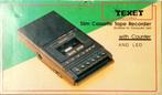 Texet Cassette Tape Recorder HH931 met Telefunken Micro TD21, Ophalen of Verzenden, Enkel, Overige merken, Tape counter