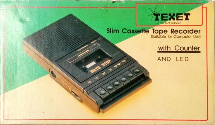 Texet Cassette Tape Recorder HH931 met Telefunken Micro TD21, Audio, Tv en Foto, Cassettedecks, Enkel, Overige merken, Tape counter